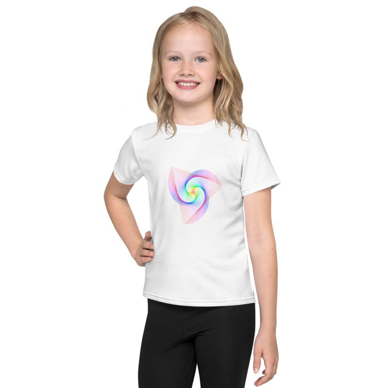 Projekt: Generative Kunst - Dreiecksspirale für T-Shirt Design