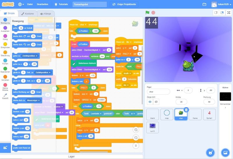 Projekt: Endloser Tunnel Animation mit JavaScript